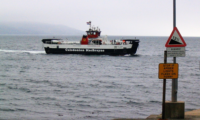 Lautta Isle of Arranille, Claonaig-Lochranza