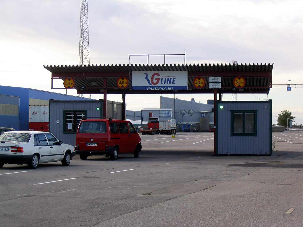Uumajan satama ja RG Linen odotusalue