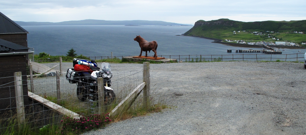 Isle of Skye, Uig, Cow Shed-hostellin n&auml;kym&auml;&auml; alas
